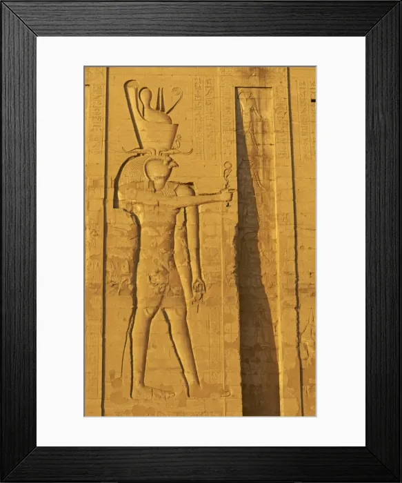 Framed Print : Bas relief on the walls, Temple of Horus, Edfu, Egypt, North Africa, Africa Framed Print : Bas relief on the walls, Temple of Horus, Edfu, Egypt, North Africa, Africa