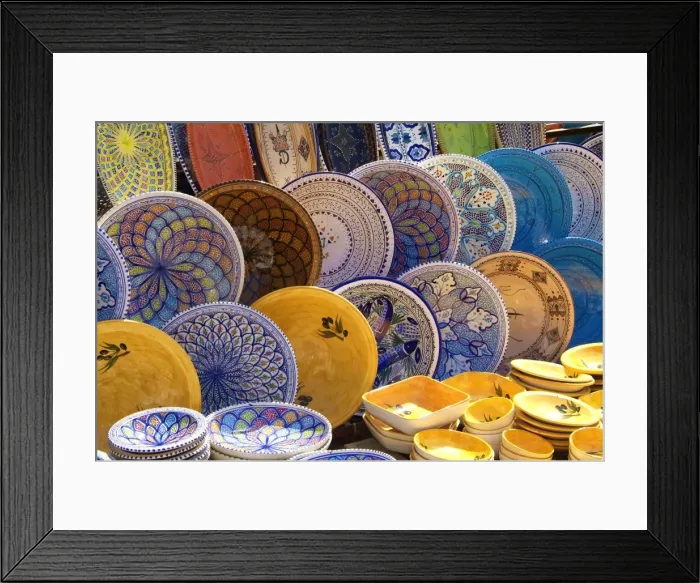 Framed Print : Pottery products in market at Houmt Souk, Island of Jerba, Tunisia, North Africa, Africa Framed Print : Pottery products in market at Houmt Souk, Island of Jerba, Tunisia, North Africa, Africa