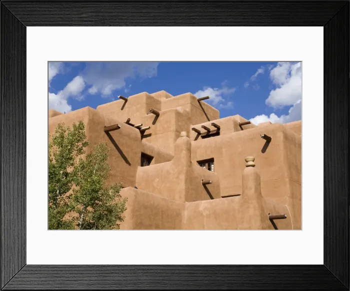 Framed Print : Loretto Inn in Santa Fe, New Mexico, United States of America, North America Framed Print : Loretto Inn in Santa Fe, New Mexico, United States of America, North America