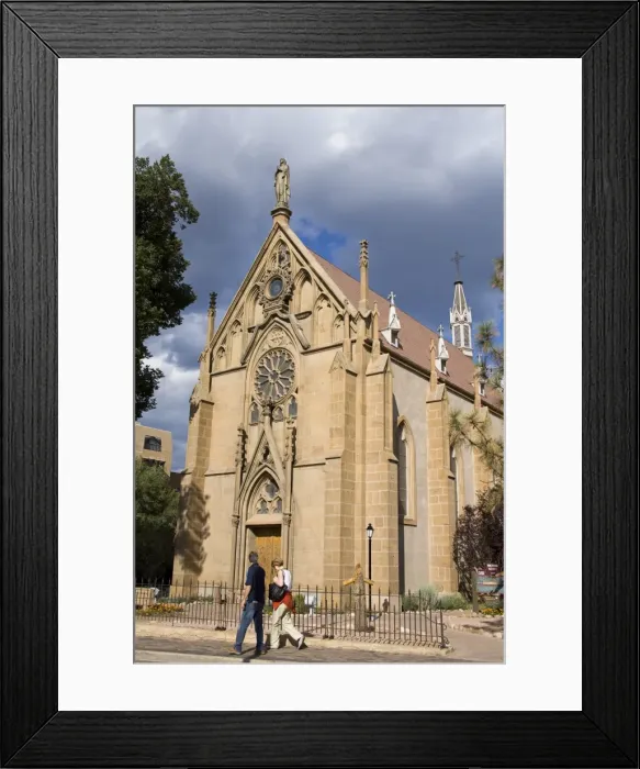 Framed Print : Loretto Chapel in Santa Fe, New Mexico, United States of America, North America Framed Print : Loretto Chapel in Santa Fe, New Mexico, United States of America, North America