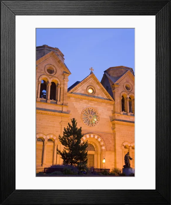 Framed Print : Cathedral Basilica of St. Francis of Assisi, Santa Fe, New Mexico, United States of America, North America Framed Print : Cathedral Basilica of St. Francis of Assisi, Santa Fe, New Mexico, United States of America, North America