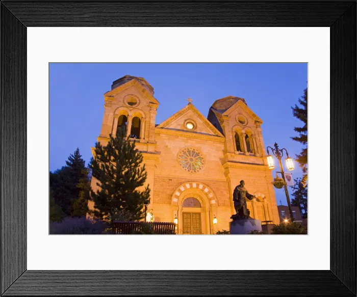 Framed Print : Cathedral Basilica of St. Francis of Assisi, Santa Fe, New Mexico, United States of America, North America Framed Print : Cathedral Basilica of St. Francis of Assisi, Santa Fe, New Mexico, United States of America, North America