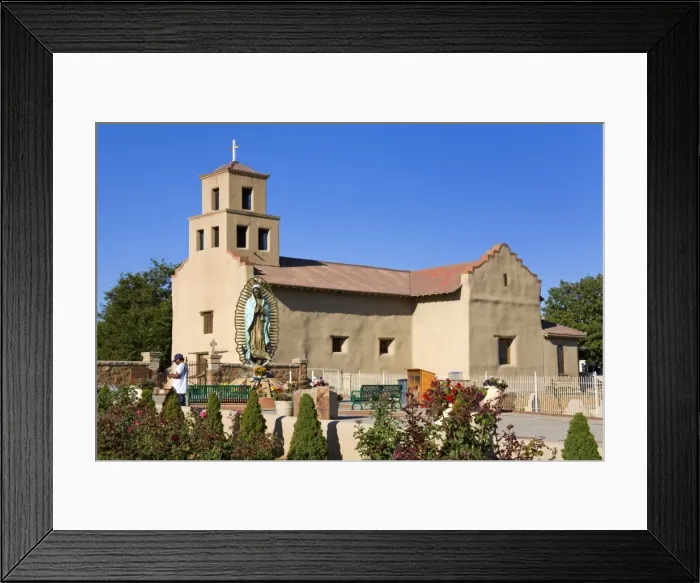Framed Print : Santuario de Guadalupe Church, Santa Fe, New Mexico, United States of America, North America Framed Print : Santuario de Guadalupe Church, Santa Fe, New Mexico, United States of America, North America