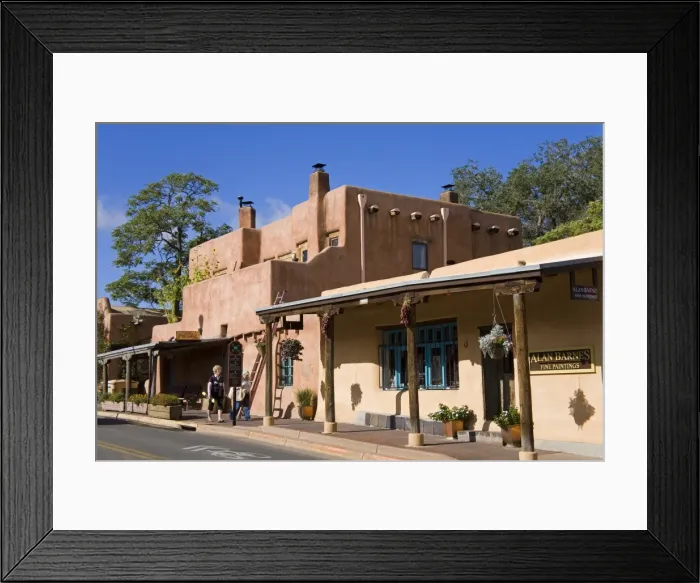 Framed Print : Store on Old Santa Fe Trail, Santa Fe, New Mexico, United States of America, North America Framed Print : Store on Old Santa Fe Trail, Santa Fe, New Mexico, United States of America, North America