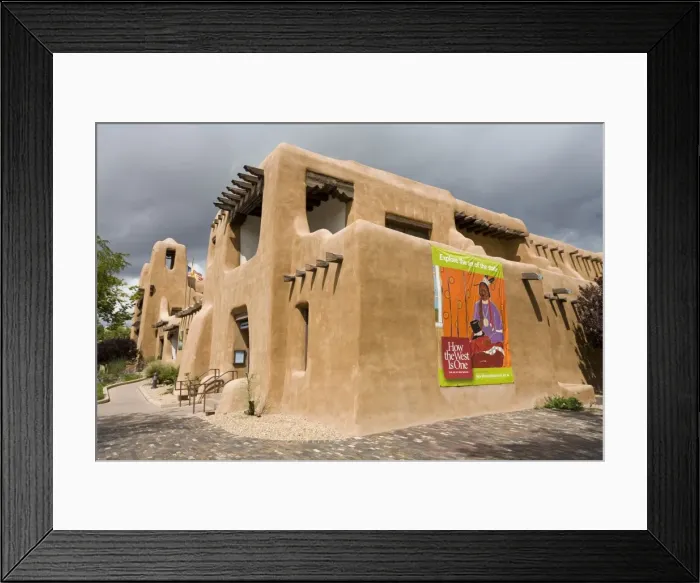 Framed Print : New Mexico Museum of Art, Santa Fe, New Mexico, United States of America, North America Framed Print : New Mexico Museum of Art, Santa Fe, New Mexico, United States of America, North America
