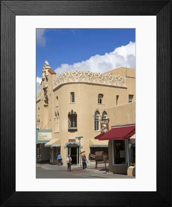 Framed Print : The Lensic Performing Arts Center, Santa Fe, New Mexico, United States of America, North America Framed Print : The Lensic Performing Arts Center, Santa Fe, New Mexico, United States of America, North America
