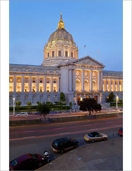 City Hall, Civic Center Plaza, San Francisco, California, United States of America, North America