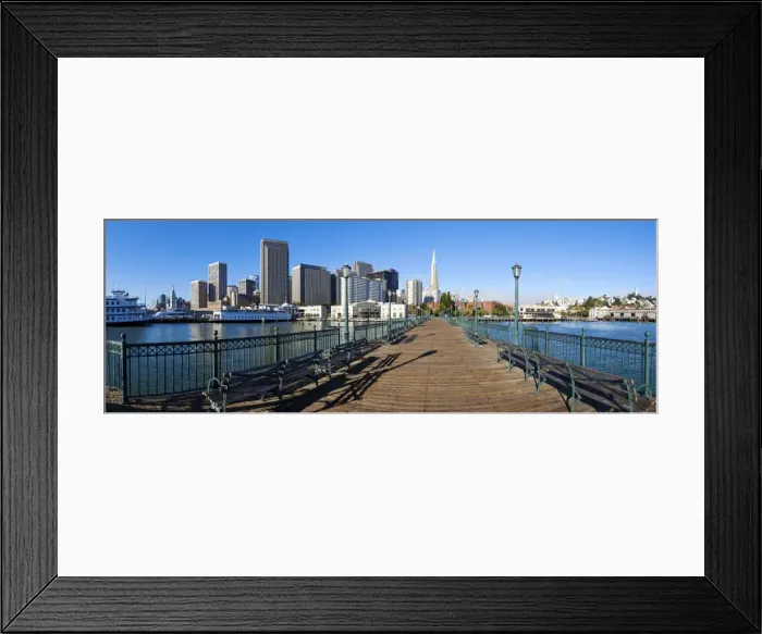Framed Print : City skyline, Embarcadero, San Francisco, California, United States of America, North America Framed Print : City skyline, Embarcadero, San Francisco, California, United States of America, North America