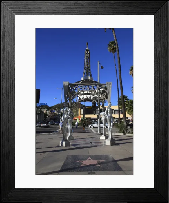 Framed Print : Silver Four Ladies of Hollywood Gazebo, Hollywood Walk of Fame, Hollywood Boulevard, Hollywood, Los Angeles, California, United States of America, North America Framed Print : Silver Four Ladies of Hollywood Gazebo, Hollywood Walk of Fame, Hollywood Boulevard, Hollywood, Los Angeles, California, United States of America, North America