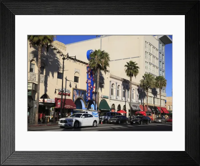 Framed Print : Hollywood Boulevard, Hollywood, Los Angeles, California, United States of America, North America Framed Print : Hollywood Boulevard, Hollywood, Los Angeles, California, United States of America, North America