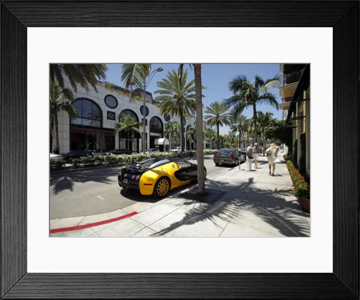 Framed Print : Luxury car parked on Rodeo Drive, Beverly Hills, Los Angeles, California, United States of America, North America Framed Print : Luxury car parked on Rodeo Drive, Beverly Hills, Los Angeles, California, United States of America, North America