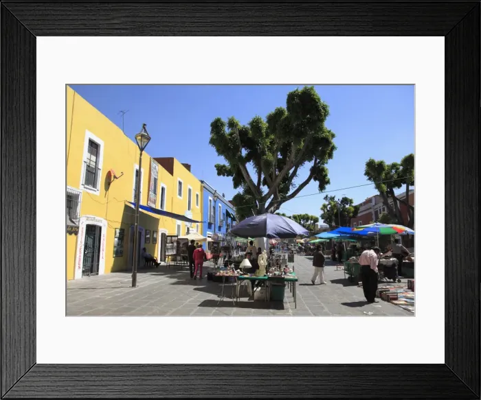 Framed Print : Los Sapos antiques and flea market, Puebla, Historic Center, UNESCO World Heritage Site, Puebla State, Mexico, North America Framed Print : Los Sapos antiques and flea market, Puebla, Historic Center, UNESCO World Heritage Site, Puebla State, Mexico, North America