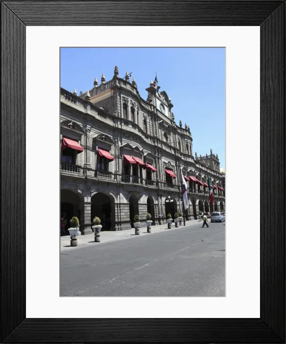 Framed Print : Palacio Municipal, Town Hall, Puebla, Historic Center, UNESCO World Heritage Site, Puebla State, Mexico, North America Framed Print : Palacio Municipal, Town Hall, Puebla, Historic Center, UNESCO World Heritage Site, Puebla State, Mexico, North America