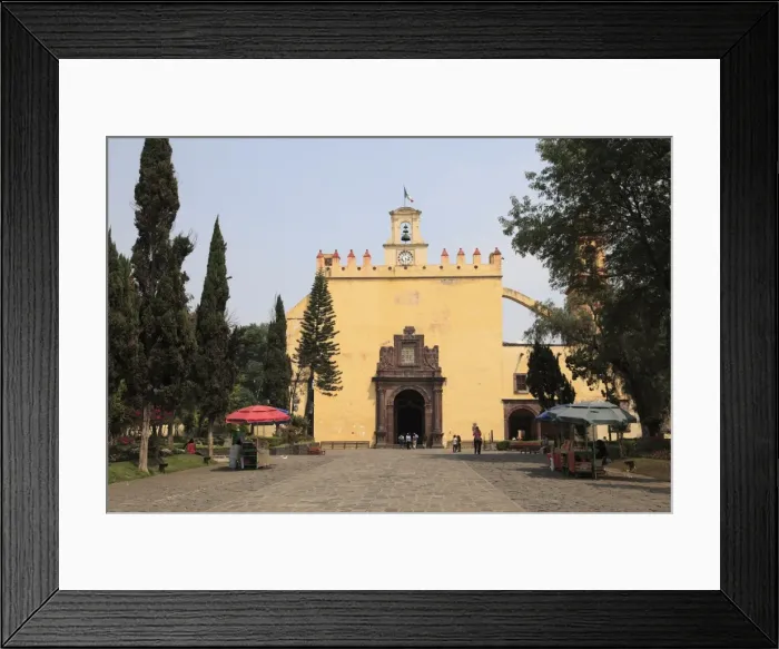Framed Print : San Bernardino Church, Market, Xochimilco, UNESCO World Heritage Site, Mexico City, Mexico, North America Framed Print : San Bernardino Church, Market, Xochimilco, UNESCO World Heritage Site, Mexico City, Mexico, North America