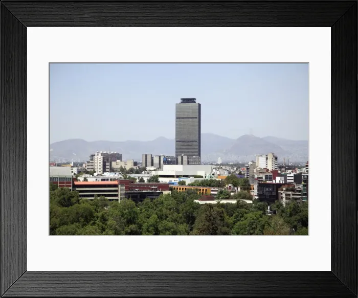 Framed Print : Mexico City skyline, Mexico City, Mexico, North America Framed Print : Mexico City skyline, Mexico City, Mexico, North America