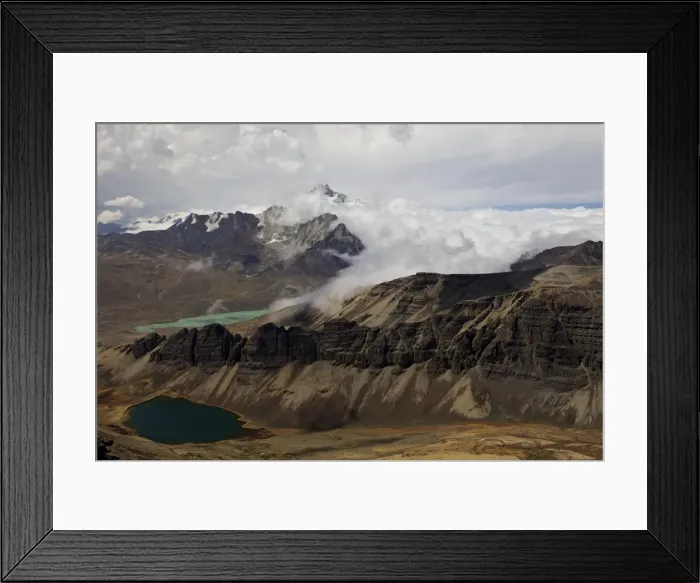 Framed Print : Cordillera Real, Calahuyo, Andes Mountains, Bolivia, South America Framed Print : Cordillera Real, Calahuyo, Andes Mountains, Bolivia, South America