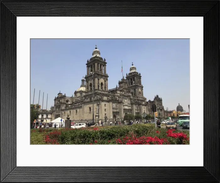 Framed Print : Metropolitan Cathedral, the largest church in Latin America, Zocalo, Plaza de la Constitucion, Mexico City, Mexico, North America Framed Print : Metropolitan Cathedral, the largest church in Latin America, Zocalo, Plaza de la Constitucion, Mexico City, Mexico, North America