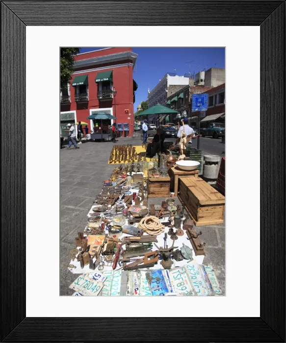 Framed Print : Los Sapos antiques and flea market, Puebla, Historic Center, UNESCO World Heritage Site, Puebla State, Mexico, North America Framed Print : Los Sapos antiques and flea market, Puebla, Historic Center, UNESCO World Heritage Site, Puebla State, Mexico, North America