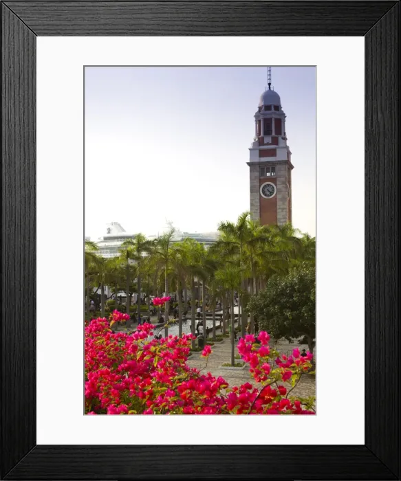 Framed Print : The Clock Tower, a Hong Kong landmark, Tsim Sha Tsui, Kowloon, Hong Kong, China, Asia Framed Print : The Clock Tower, a Hong Kong landmark, Tsim Sha Tsui, Kowloon, Hong Kong, China, Asia