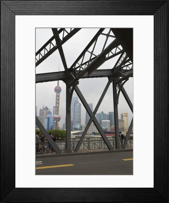 Framed Print : Waibaidu Bridge, formerly the Garden Bridge, the only steel bridge of its type in China, spanning Suzhou Creek at its confluence with the Huangpu River, Shanghai, China, Asia Framed Print : Waibaidu Bridge, formerly the Garden Bridge, the only steel bridge of its type in China, spanning Suzhou Creek at its confluence with the Huangpu River, Shanghai, China, Asia