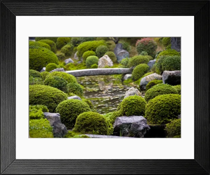 Framed Print : Hojo Hasso (Zen) Garden, Tofuku-ji, Kyoto, Japan, Asia Framed Print : Hojo Hasso (Zen) Garden, Tofuku-ji, Kyoto, Japan, Asia