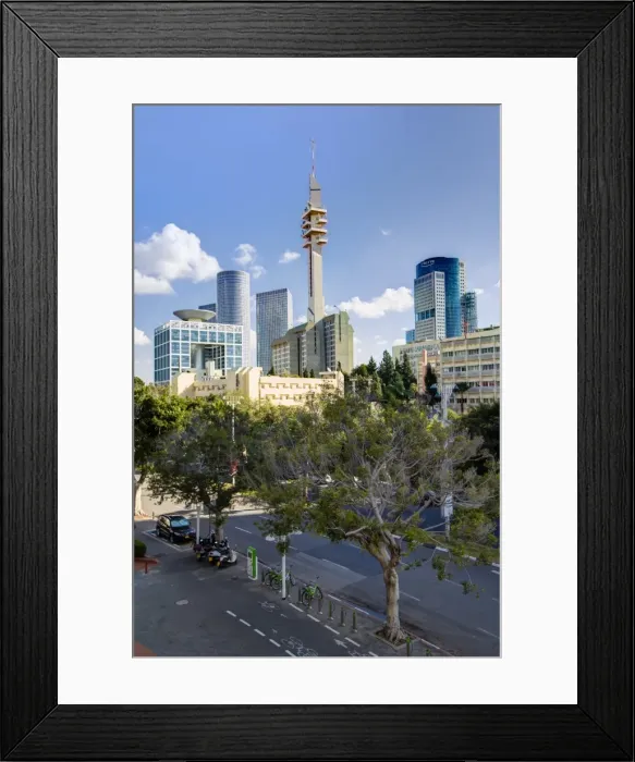 Framed Print : Skyline, Tel Aviv, Israel, Middle East Framed Print : Skyline, Tel Aviv, Israel, Middle East
