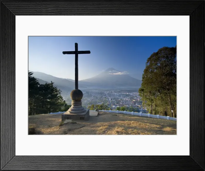 Framed Print : Mirador de la Cruz, Antigua, Guatemala, Central America Framed Print : Mirador de la Cruz, Antigua, Guatemala, Central America