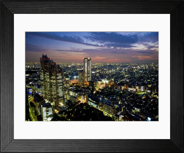 Framed Print : View from Tokyo Metropolitan Building, Shinjuku, Tokyo, Japan, Asia Framed Print : View from Tokyo Metropolitan Building, Shinjuku, Tokyo, Japan, Asia