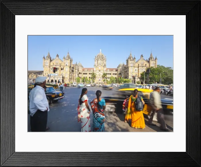 Framed Print : Chhatrapati Shivaji Terminus (Victoria Terminus), UNESCO World Heritage Site, Mumbai, Maharashtra State, India, Asia Framed Print : Chhatrapati Shivaji Terminus (Victoria Terminus), UNESCO World Heritage Site, Mumbai, Maharashtra State, India, Asia