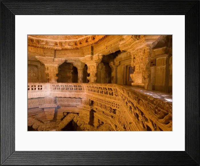 Framed Print : Interior of Jain Temple, Jaisalmer, Rajasthan, India, Asia Framed Print : Interior of Jain Temple, Jaisalmer, Rajasthan, India, Asia