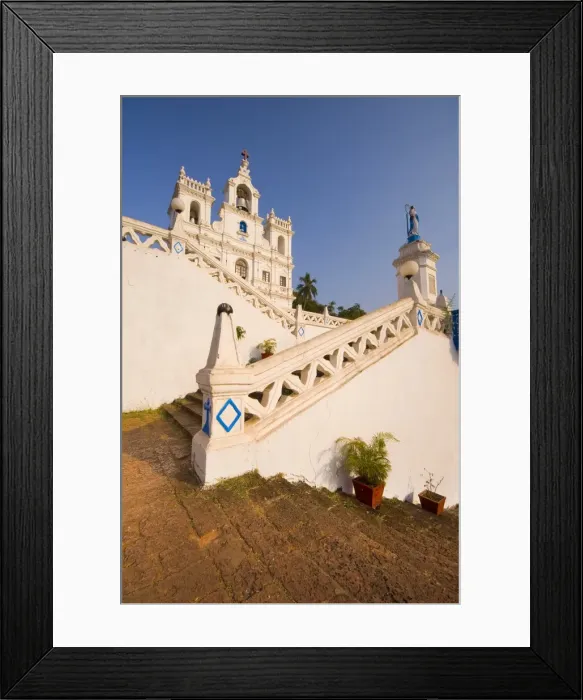 Framed Print : Church of Our Lady of the Immaculate Conception, UNESCO World Heritage Site, Panjim, Goa, India, Asia Framed Print : Church of Our Lady of the Immaculate Conception, UNESCO World Heritage Site, Panjim, Goa, India, Asia