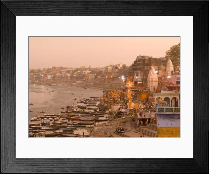 Framed Print : Man Mandir Ghat, Varanasi, Uttar Pradesh, India, Asia Framed Print : Man Mandir Ghat, Varanasi, Uttar Pradesh, India, Asia