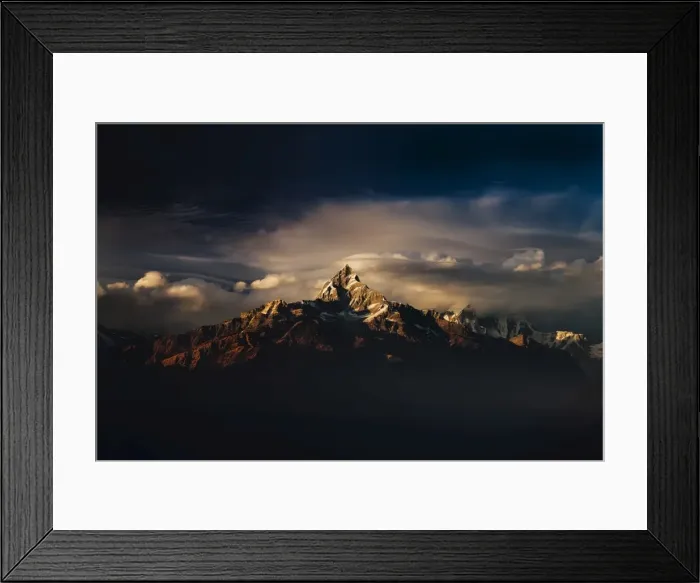 Framed Print : Machapuchare (Machhapuchhre) (Fish Tail) mountain, in the Annapurna Himal of north central Nepal, Nepal, Himalayas, Asia Framed Print : Machapuchare (Machhapuchhre) (Fish Tail) mountain, in the Annapurna Himal of north central Nepal, Nepal, Himalayas, Asia