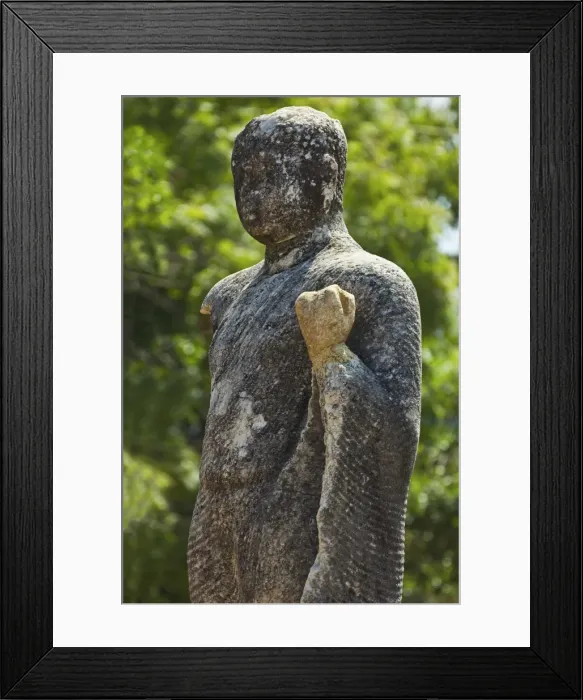 Framed Print : Buddha statue at ancient Mudu Maha Vihara temple, part buried in coastal sand, Pottuvil, Arugam Bay, Eastern Province, Sri Lanka, Asia Framed Print : Buddha statue at ancient Mudu Maha Vihara temple, part buried in coastal sand, Pottuvil, Arugam Bay, Eastern Province, Sri Lanka, Asia