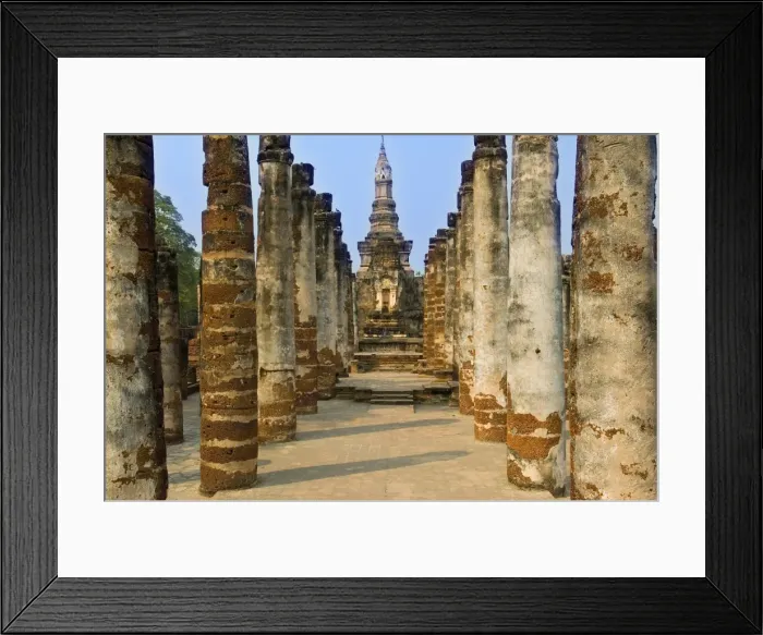 Framed Print : Wat Mahathat, Sukhothai Historical Park, UNESCO World Heritage Site, Sukhothai Province, Thailand, Southeast Asia, Asia Framed Print : Wat Mahathat, Sukhothai Historical Park, UNESCO World Heritage Site, Sukhothai Province, Thailand, Southeast Asia, Asia