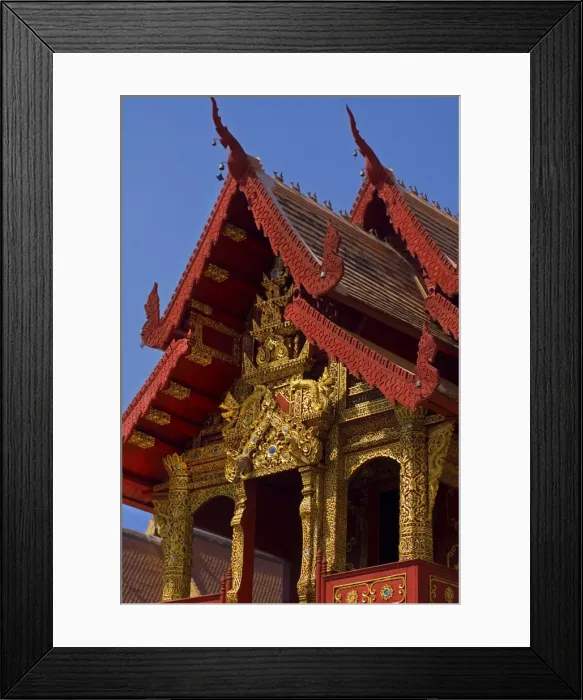Framed Print : facade of Wat Phra Singh Temple, Chiang Mai, Chiang Mai Province, Thailand, Southeast Asia, Asia Framed Print : facade of Wat Phra Singh Temple, Chiang Mai, Chiang Mai Province, Thailand, Southeast Asia, Asia