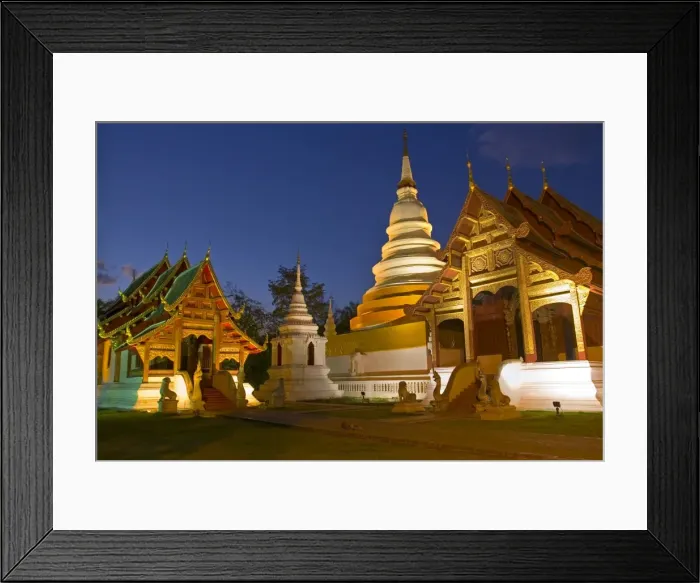 Framed Print : Wat Phra Singh Temple, Chiang Mai, Chiang Mai Province, Thailand, Southeast Asia, Asia Framed Print : Wat Phra Singh Temple, Chiang Mai, Chiang Mai Province, Thailand, Southeast Asia, Asia
