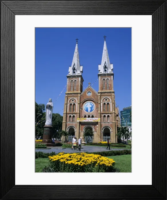 Framed Print : Saigon Notre-Dame Basilica, French colonial architecture, Ho Chi Minh City (Saigon), Vietnam, Indochina, Southeast Asia, Asia Framed Print : Saigon Notre-Dame Basilica, French colonial architecture, Ho Chi Minh City (Saigon), Vietnam, Indochina, Southeast Asia, Asia