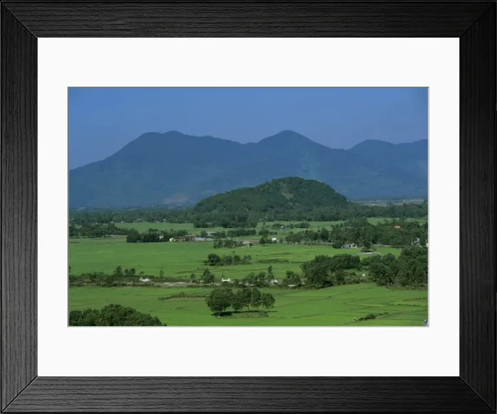 Framed Print : View over rice fields from Rich Pass, near Hue, North Central Coast, Vietnam, Indochina, Southeast Asia, Asia Framed Print : View over rice fields from Rich Pass, near Hue, North Central Coast, Vietnam, Indochina, Southeast Asia, Asia