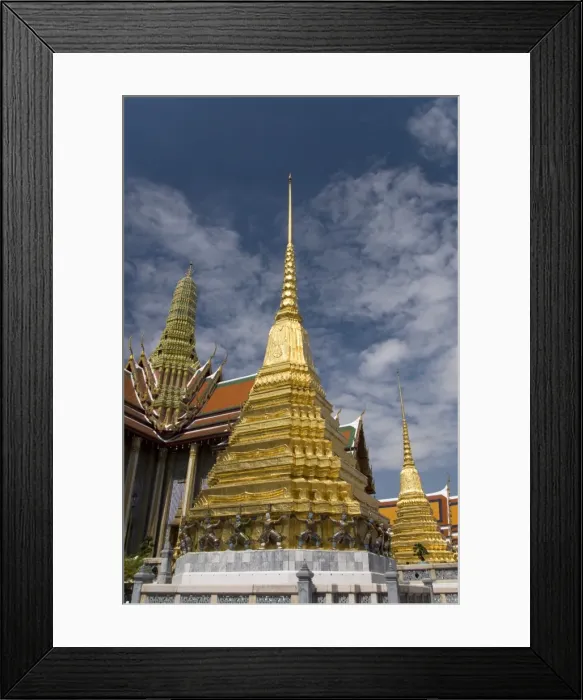 Framed Print : Golden chedi, Wat Phra Kaeo Complex (Grand Palace Complex), Bangkok, Thailand, Southeast Asia, Asia Framed Print : Golden chedi, Wat Phra Kaeo Complex (Grand Palace Complex), Bangkok, Thailand, Southeast Asia, Asia