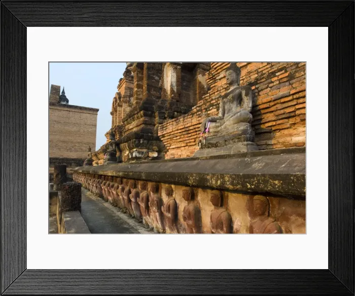 Framed Print : Sukhothai Historical Park, UNESCO World Heritage Site, Sukhothai Province, Thailand, Southeast Asia, Asia