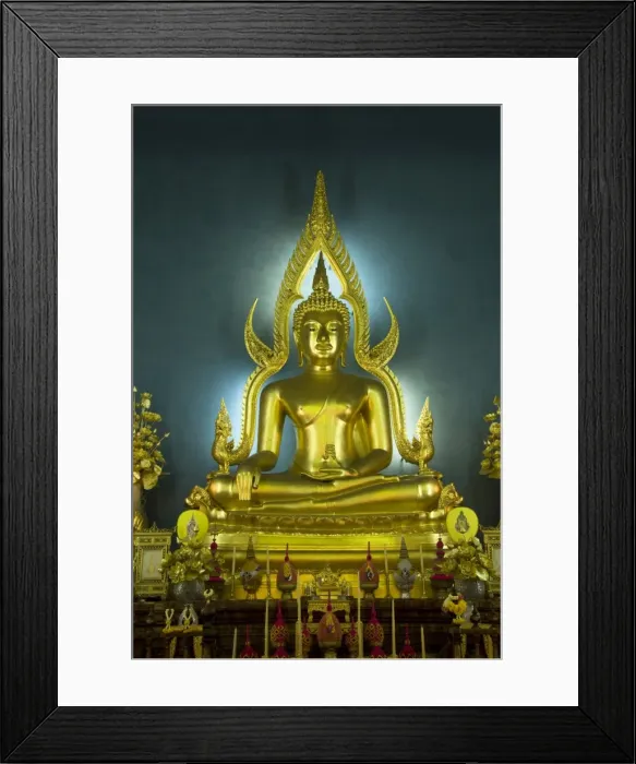 Framed Print : Statue of the sitting Buddha, Wat Benchamabophit (Marble Temple), Bangkok, Thailand, Southeast Asia, Asia Framed Print : Statue of the sitting Buddha, Wat Benchamabophit (Marble Temple), Bangkok, Thailand, Southeast Asia, Asia