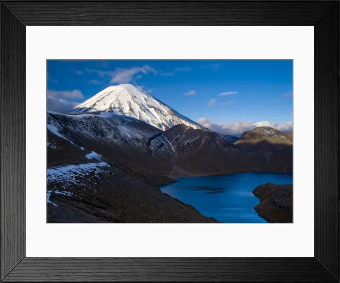 Framed Print : Mount Ngauruhoe and Upper Tama Lake, Tongariro National Park, UNESCO World Heritage Site, North Island, New Zealand, Pacific Framed Print : Mount Ngauruhoe and Upper Tama Lake, Tongariro National Park, UNESCO World Heritage Site, North Island, New Zealand, Pacific