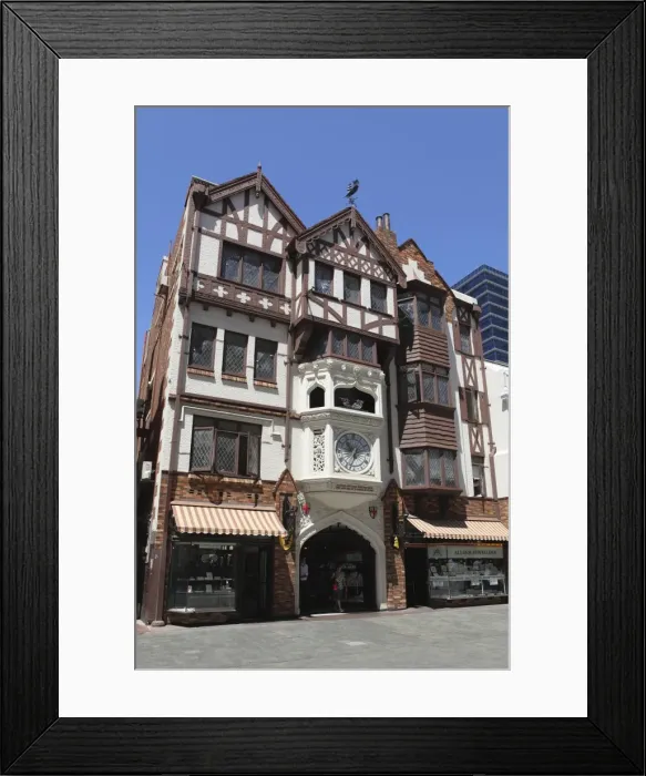 Framed Print : London Court, a mock-Tudor shopping arcade, built 1937, Hay Street, Perth, Western Australia, Australia, Pacific Framed Print : London Court, a mock-Tudor shopping arcade, built 1937, Hay Street, Perth, Western Australia, Australia, Pacific