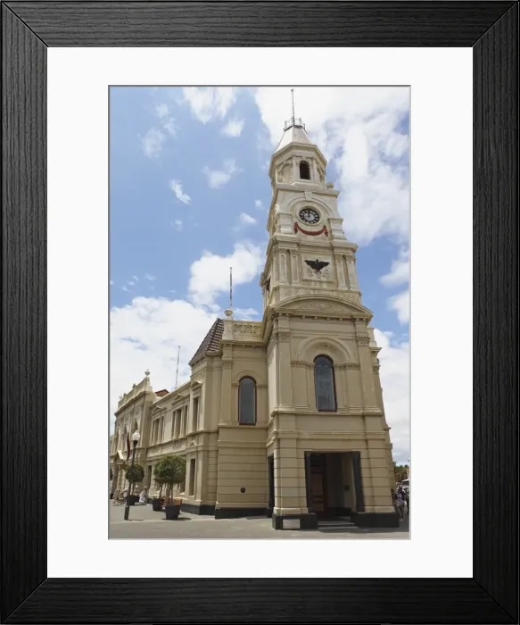 Framed Print : Fremantle Town Hall, a Victorian style building, built 1887, in Fremantle, Western Australia, Australia, Pacific Framed Print : Fremantle Town Hall, a Victorian style building, built 1887, in Fremantle, Western Australia, Australia, Pacific