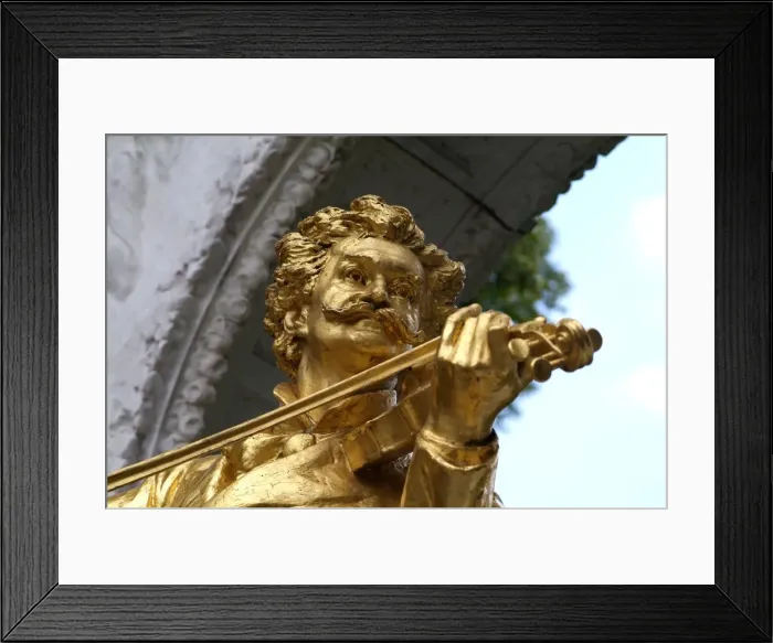 Framed Print : Johann Strauss statue at Stadtpark, Vienna, Austria, Europe Framed Print : Johann Strauss statue at Stadtpark, Vienna, Austria, Europe