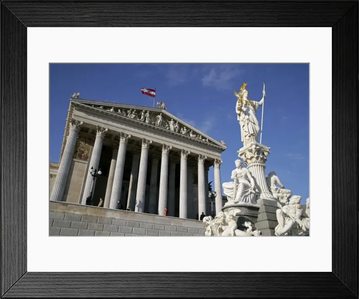 Framed Print : Parliament, Vienna, Austria, Europe Framed Print : Parliament, Vienna, Austria, Europe