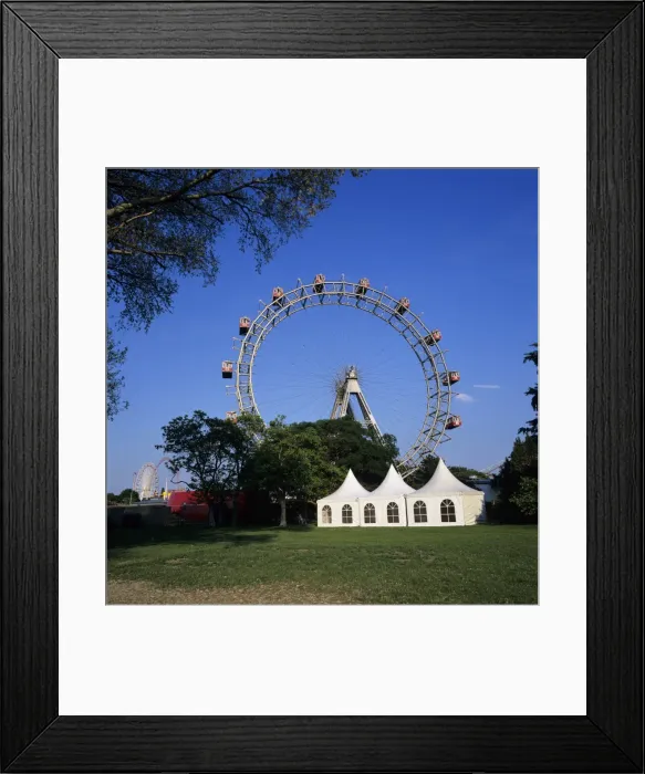Framed Print : Prater Ferris Wheel featured in film The Third Man, Vienna, Austria, Europe Framed Print : Prater Ferris Wheel featured in film The Third Man, Vienna, Austria, Europe