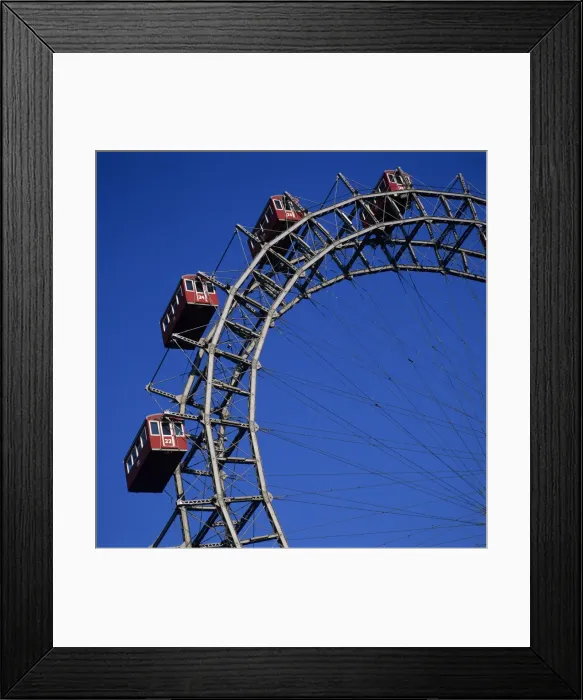 Framed Print : Prater Ferris Wheel featured in film The Third Man, Prater, Vienna, Austria, Europe Framed Print : Prater Ferris Wheel featured in film The Third Man, Prater, Vienna, Austria, Europe