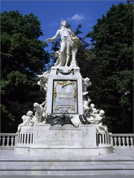 Statue of Mozart, Vienna, Austria, Europe